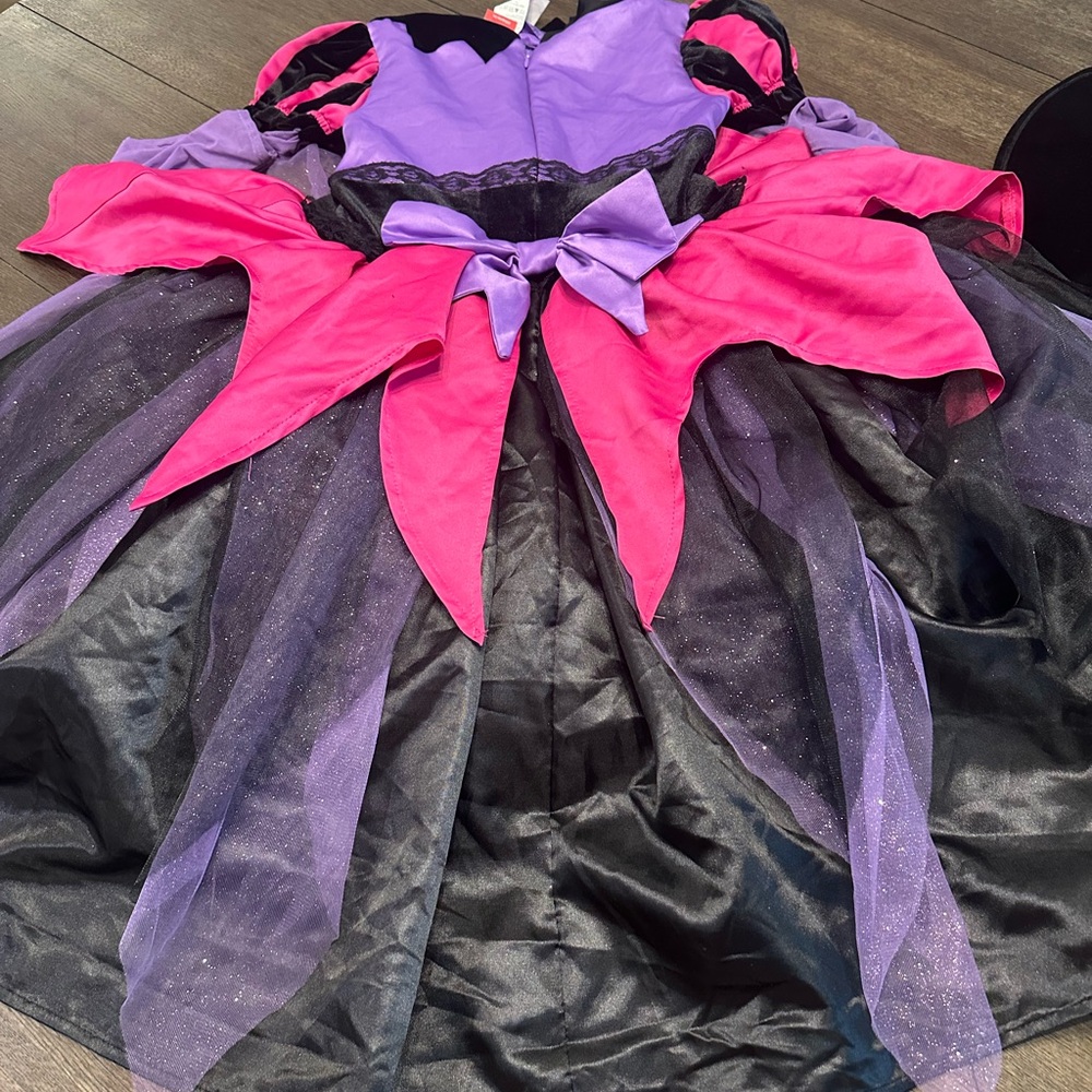 Disguise Witch Costume - Fuchsia, Violet, and Black - Picture 3 of 5